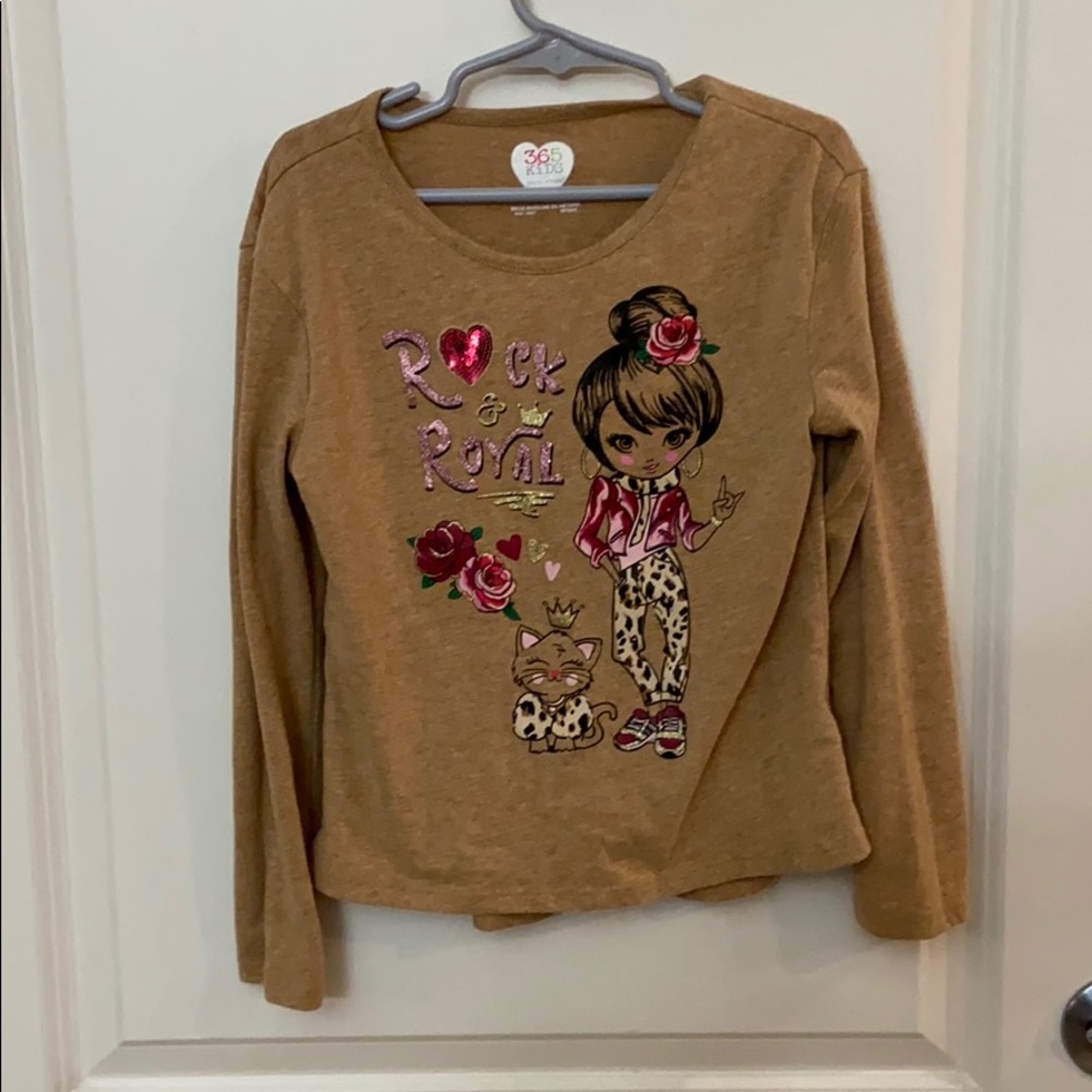 Long sleeve girls shirt